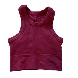 ALO XS Seamless Delight High Neck Crop Bra